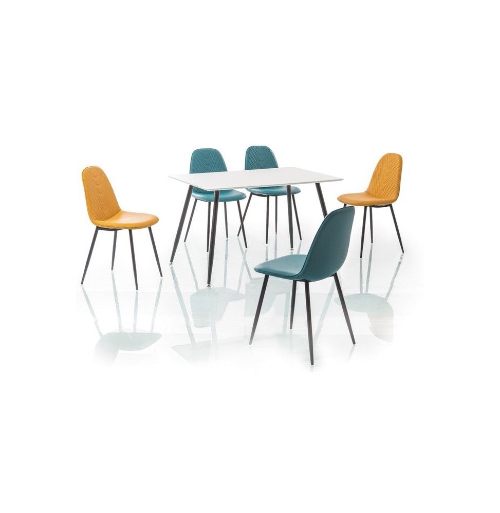 Table rectangulaire - Floro - 120 x 80 x 75 cm