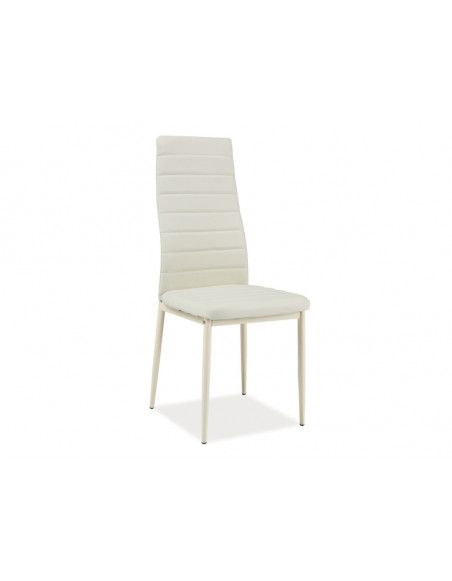 Chaise moderne - H261 K - 40 x 38 x 96 cm - Beige