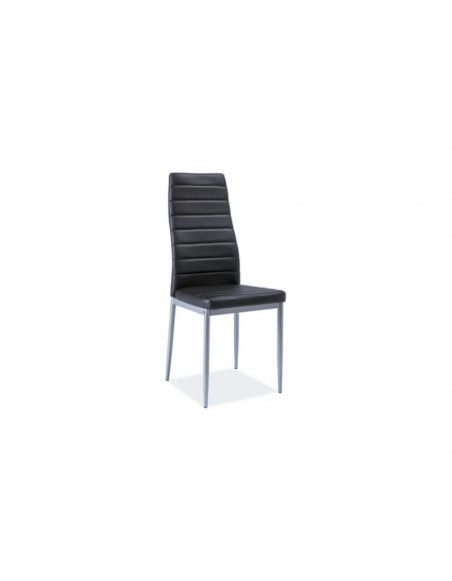 Chaise moderne - H261 Bis - 40 x 38 x 96 cm - Noir