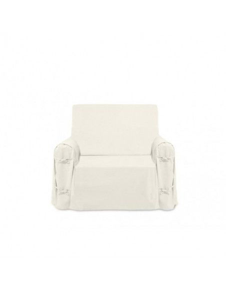 Housse de fauteuil Panama en coton - 90 x 90 x 60 cm - Beige