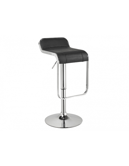 Chaise de bar réglable - C621 - 42 x 35 x 68-90 cm - Noir