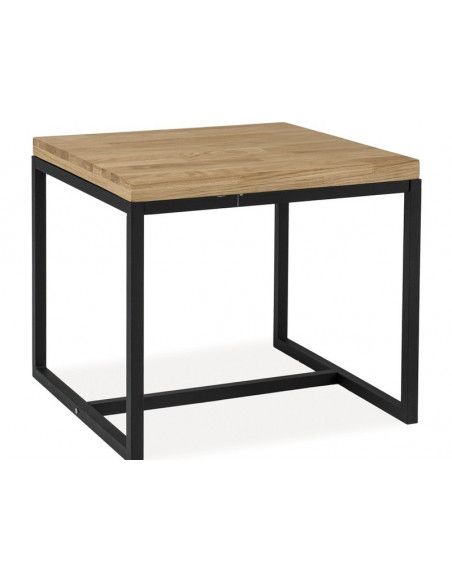 Table basse d'appoint - Loras C - 60 x 60 x 54 cm - Cadre en métal