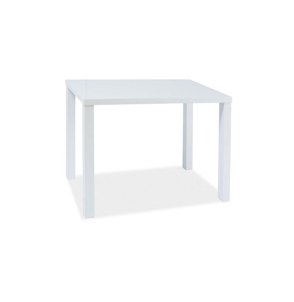 Table 4 personnes - Montego - 80 x 60 x 75 cm - Blanc