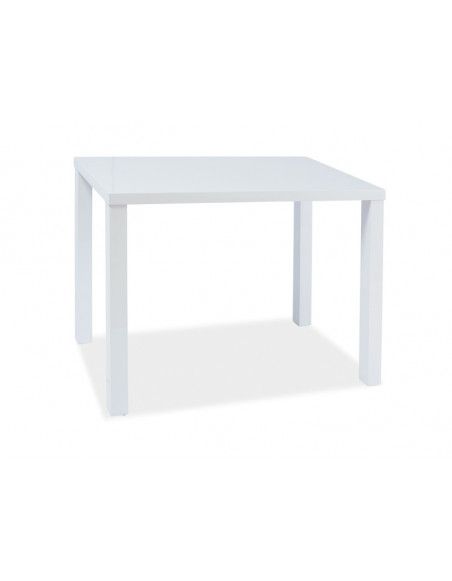 Table 4 personnes - Montego - 80 x 60 x 75 cm - Blanc