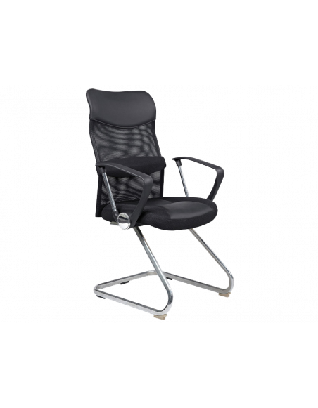 Chaise de bureau - Q030 - 60 x 47 x 104 cm - Noir