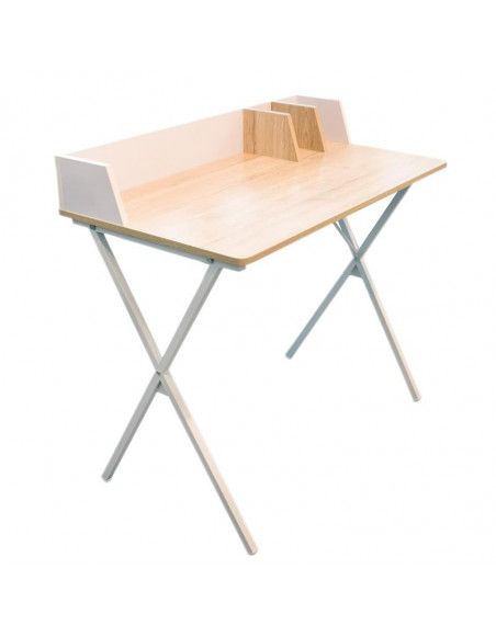 Bureau blanc - Brice - 90 x 50 x 84 cm