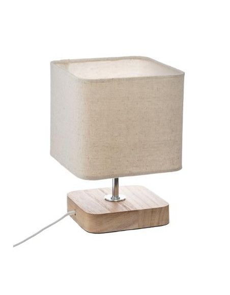 Lampe à poser - Toxey - D 14 x H 21 cm - Beige