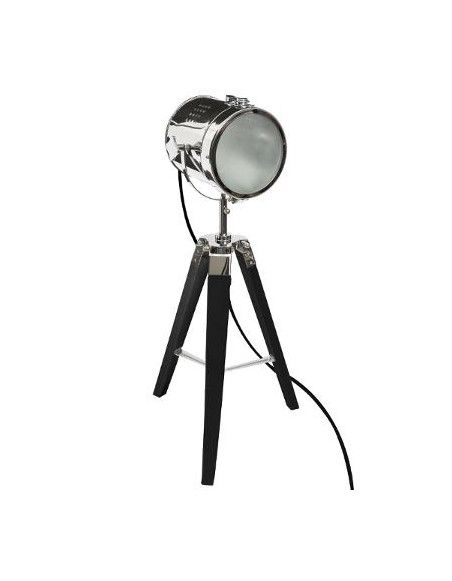 Lampe à poser projecteur - H 68 cm - Noir