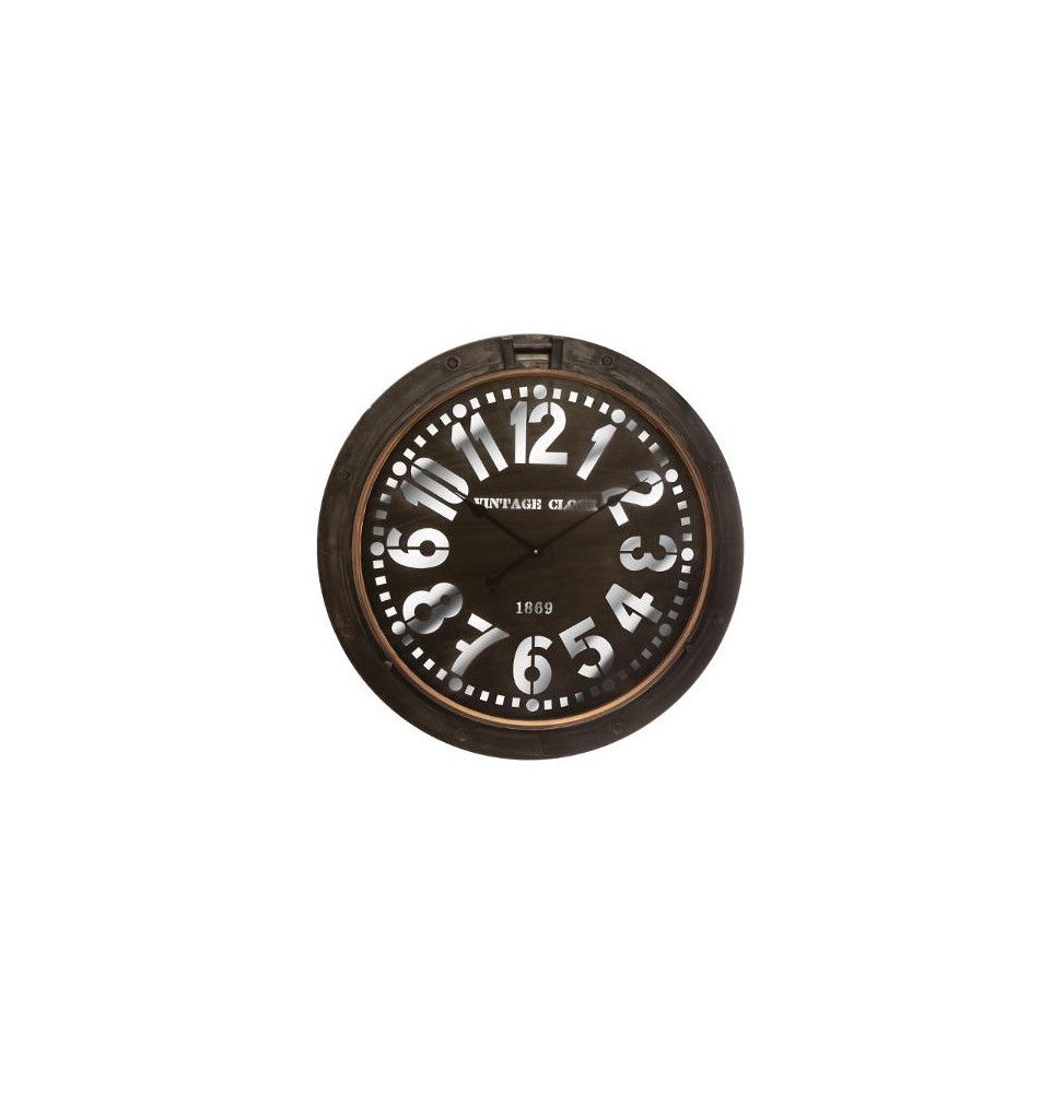 Pendule hublot - D 73,5 cm