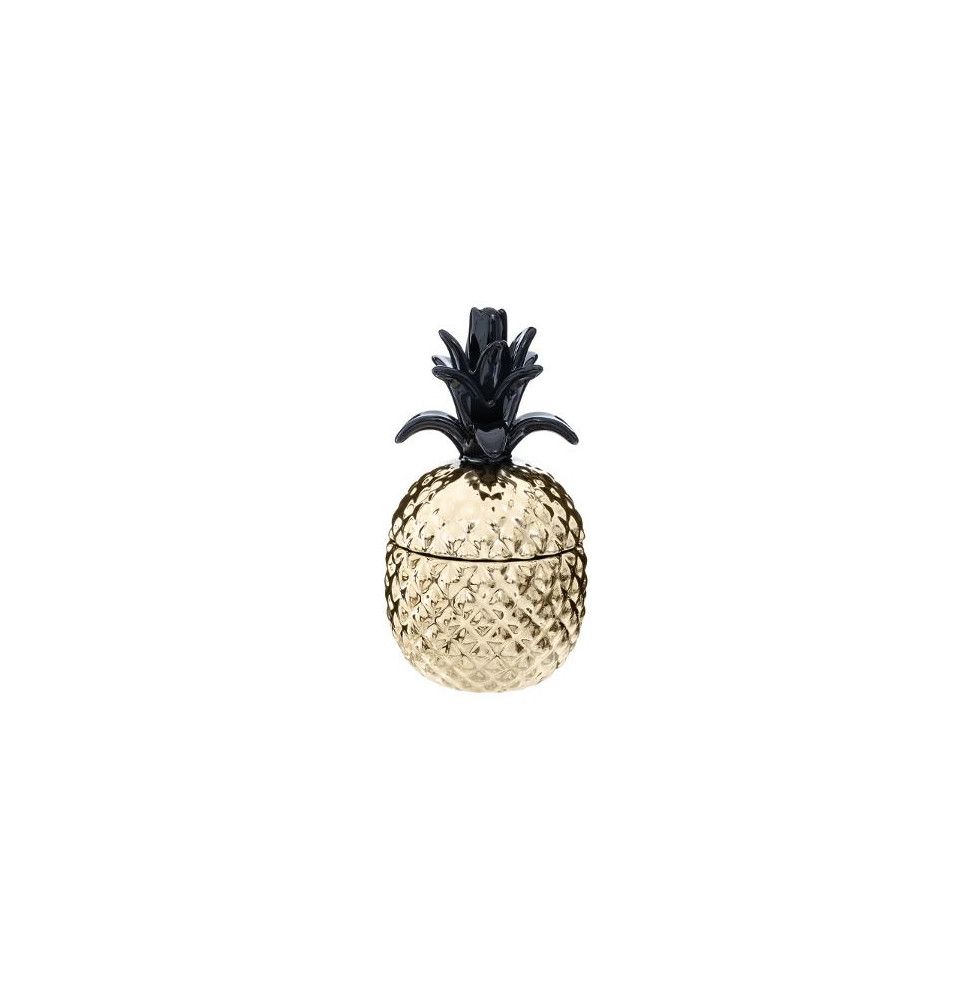 Boîte de rangement en forme d'ananas - H 17 cm - Céramique