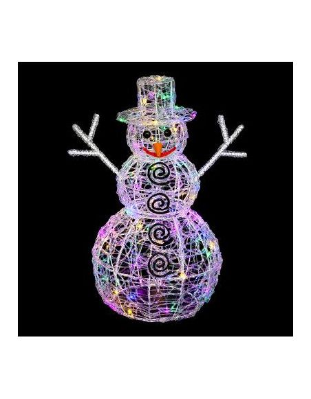 Bonhomme de neige lumineux - Luminaire multicolore