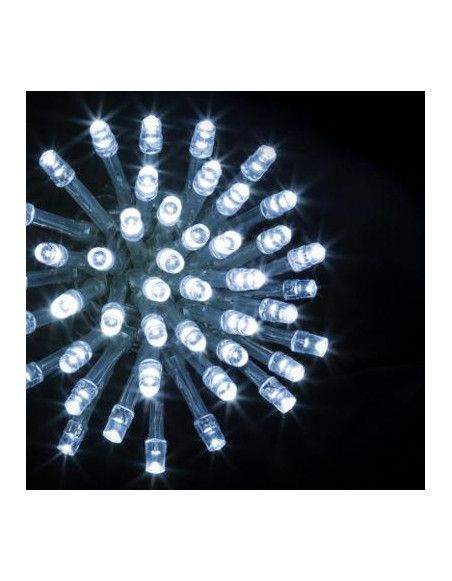 Guirlande lumineuse - Fil transparent - Blanc