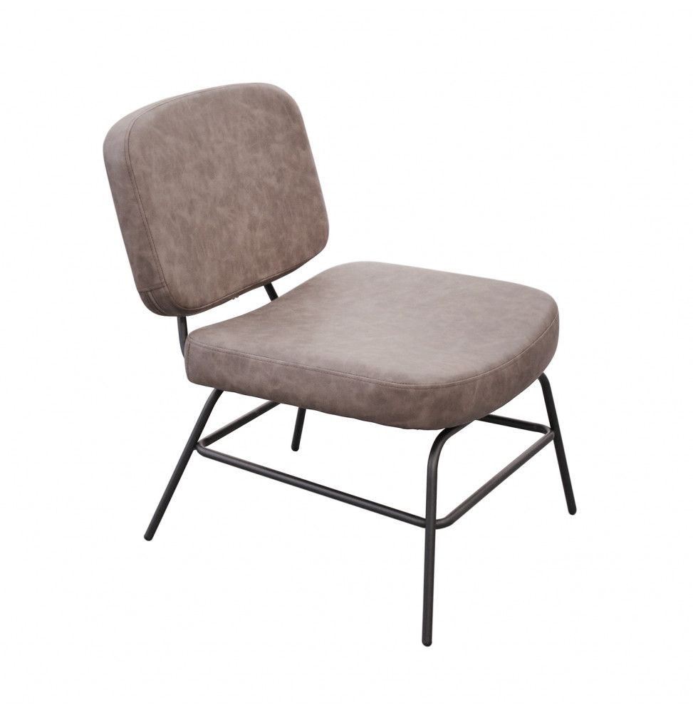 Fauteuil rembourré Detroit - Gris