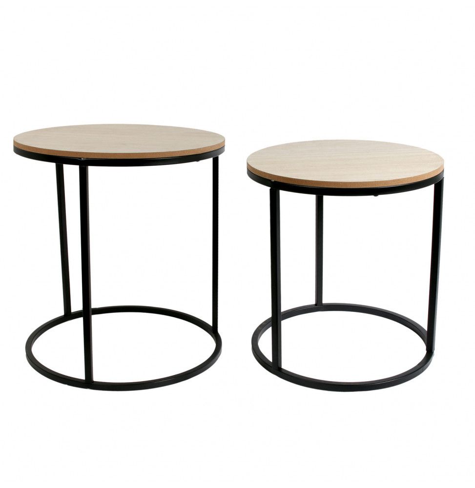 Tables gigognes rondes - Beige