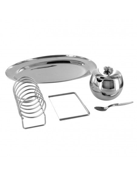 Coffret dégustation foie gras complet - Inox - 5 accessoires