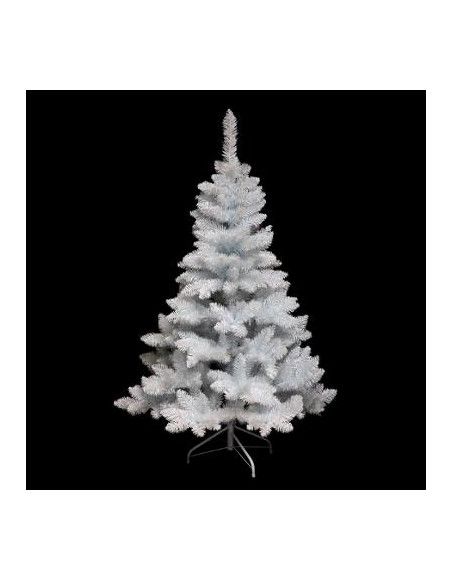 Sapin artificiel blanc reflets brillants - 180 cm - Blooming