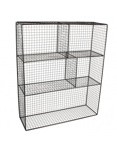 Étagère grillage métal - 50 x 15 x 60 cm