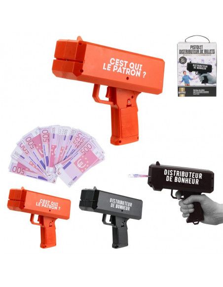 Pistolet distributeur de billet - Couleur aléatoire