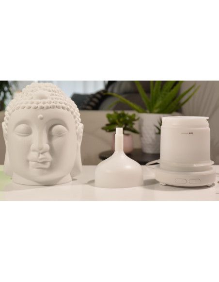 Diffuseur ultrasonique Bouddha Amida - D 13,5 x H 22 cm - Jusqu'à 60 m2