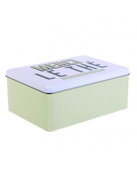 Boîte de conservation - Ma boîte à thé - Vert clair