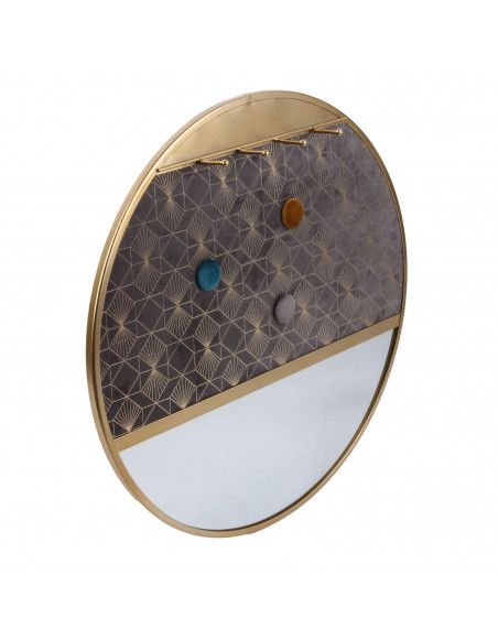 Miroir porte bijoux rond - D 40.5 cm
