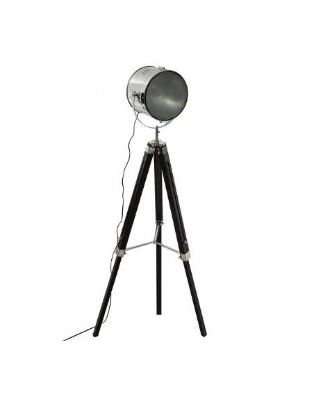 Lampadaire style projecteur - D 68,5 x H 152 cm - Noir