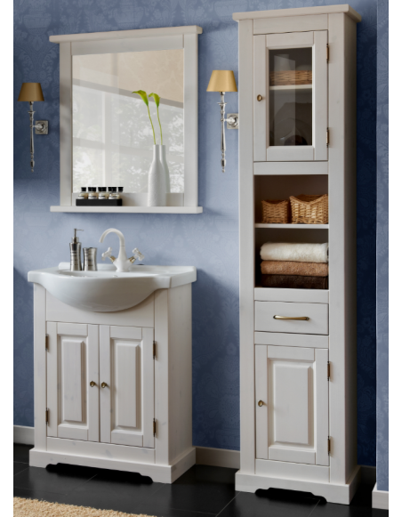 Ensemble meubles de salle de bain complet - Bois - 65 cm - Sophie