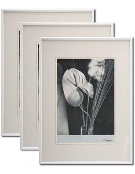 Lot de 3 cadres photo Galeria - 10 x 15 cm - Blanc