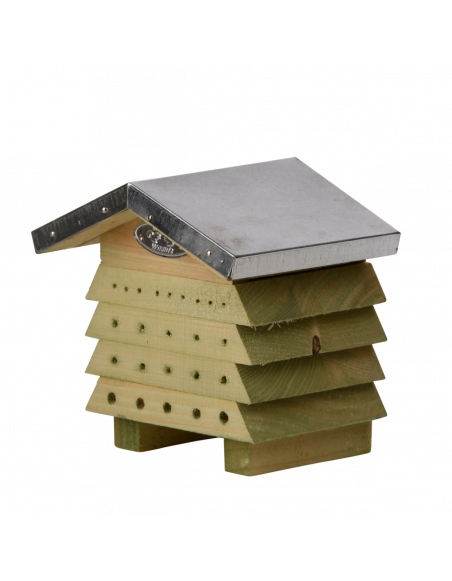 Abri en bois pour abeilles - L 12,3 x l 15,8 x H 15,2 cm