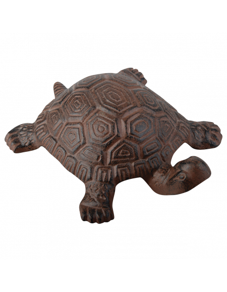 Tortue décorative en fonte - L 15,2 x l 19,3 x H 5,6 cm