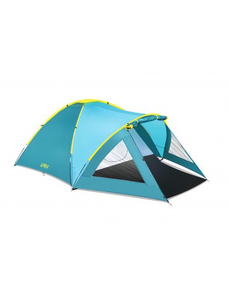 Tente de camping 3 places - Active Mount 3 Pavillo - 210 x 240 x 130 cm - Avec auvent 140 x 240 cm