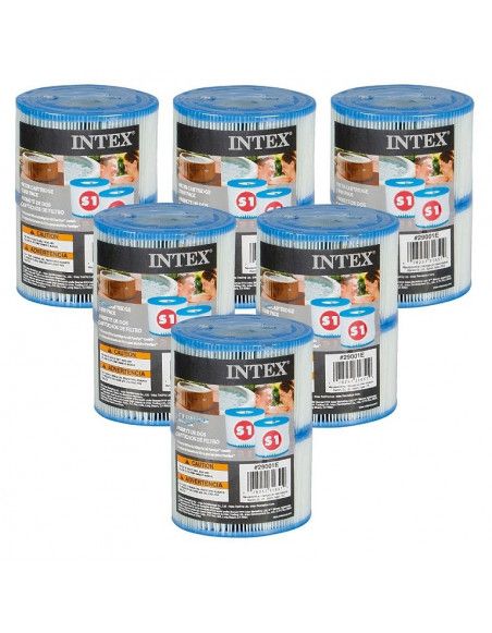 Cartouches Spa Intex - 6 lots de 2 cartouches de filtration soit 12 cartouches