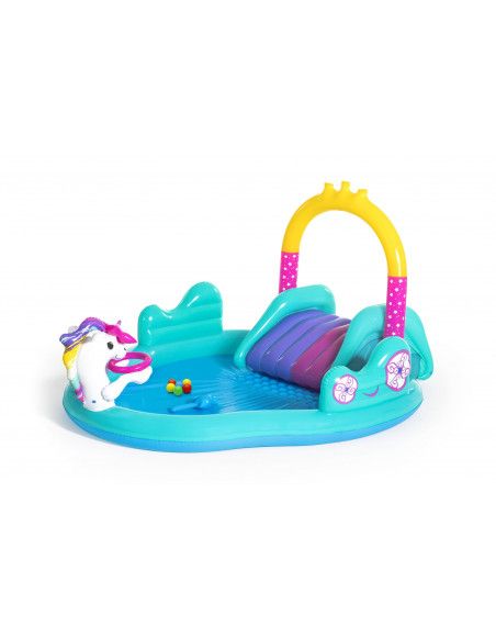 Aire de jeux avec pataugeoire - Licorne Magical Unicorn Carriage - 274 x 198 x 137 cm