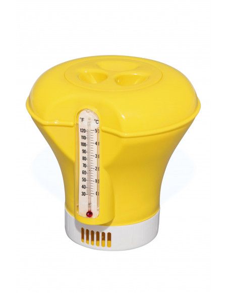 Doseur flottant - D. 18,5 cm pour pastilles 200 g - Thermomètre intégré