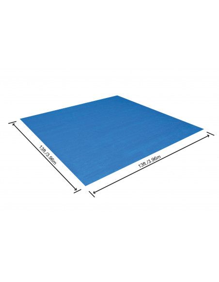 Tapis de sol carré - 366 x 366 cm - Pour piscine hors sol Fast Set, Steel Pro, Steel Pro Max et Hydrium