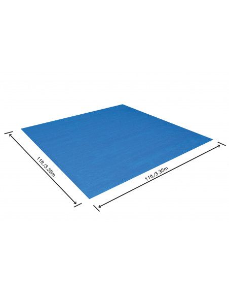 Tapis de sol carré - 305 x 305 cm - Pour piscine hors sol Fast Set, Steel Pro, Steel Pro Max et Hydrium