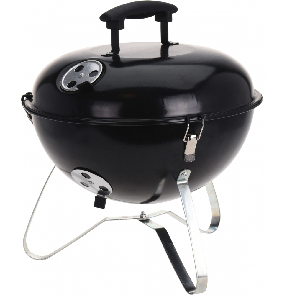 Barbecue à charbon spérique - D 35 x H 36 cm - Noir