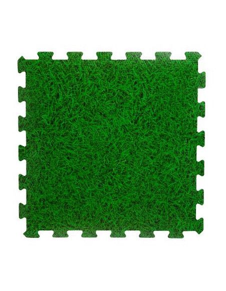 Tapis de sol modulable en mousse - 8 pièces - L 50 x l 50 cm - Vert