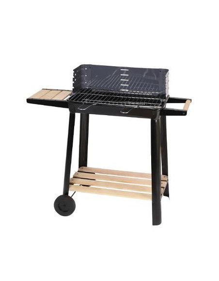 Barbecue à charbon Rosario - L 85,5 x l 41 x H 78 cm - Noir