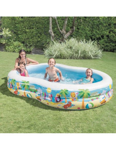 Piscine gonflable décorée - Intex - Modèle Aléatoire