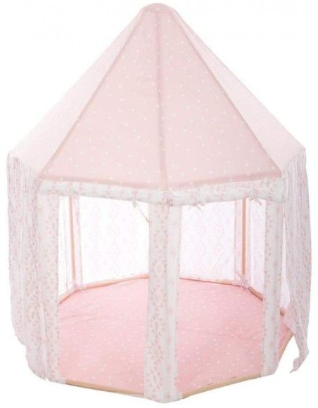 Tente yourte - L 119,5 cm x l 119,5 cm - Rose