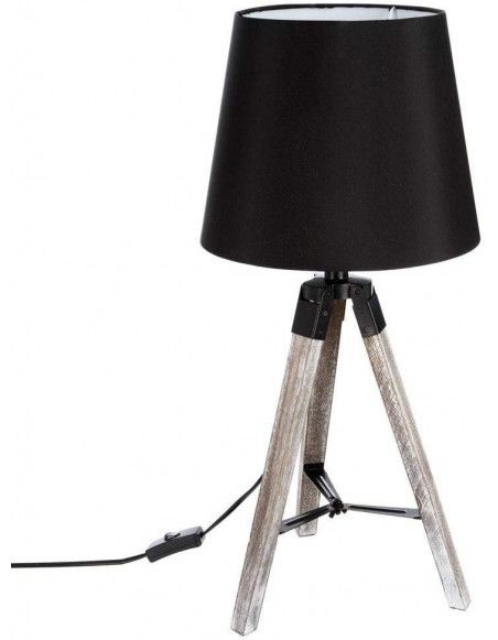 Lampe à poser - Rino - D 26 cm - Noir