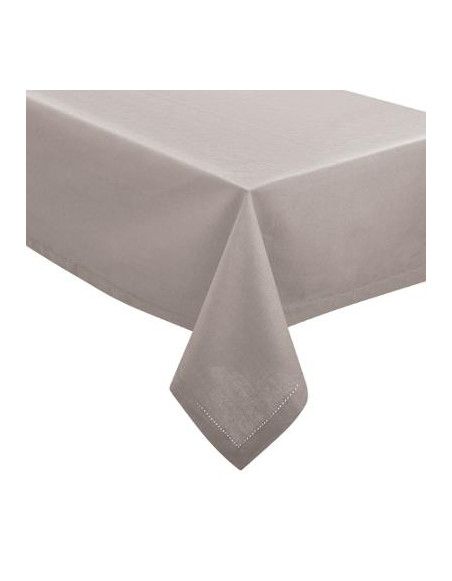 Nappe de table Chambray - L 240 cm x l 140 cm - Gris