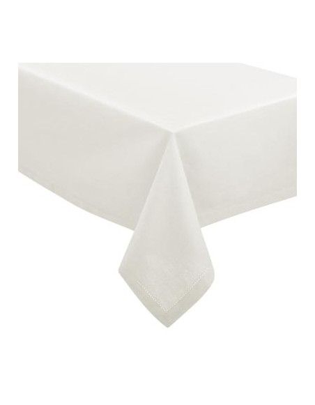 Nappe de table Chambray - L 240 cm x l 140 cm - Blanc