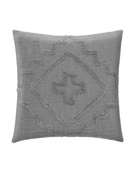 Coussin - Inca - L 40 cm x l 40 cm - Gris