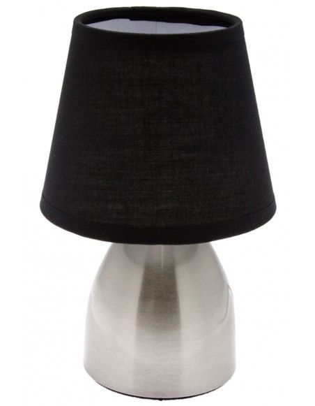 Lampe de chevet touch - Noir - Tactile