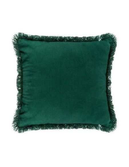 Housse de coussin brodé - Jungle - L 40 cm x l 40 cm - Vert