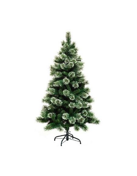 Sapin de Noël floqué - D 78 cm x H 150 cm - Gracious impérial -  Vert