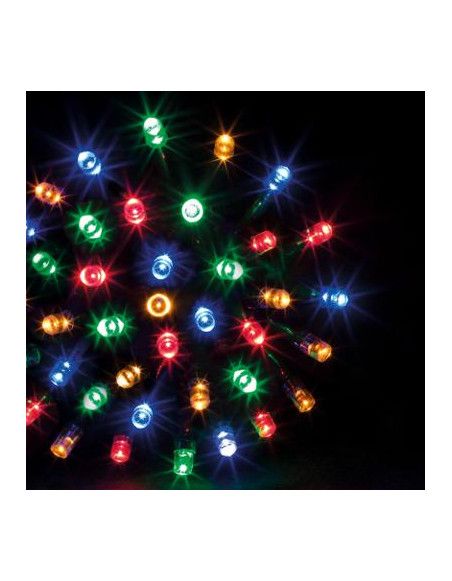 Guirlande lumineuse 100 LED avec timer - Multicolore