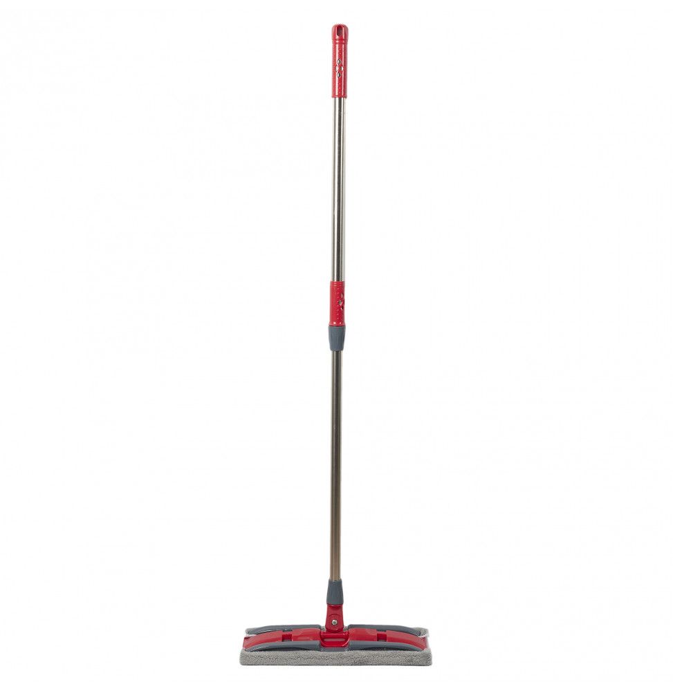 Balai microfibres avec Clips - L 38 cm x l 23cm x H 125 cm